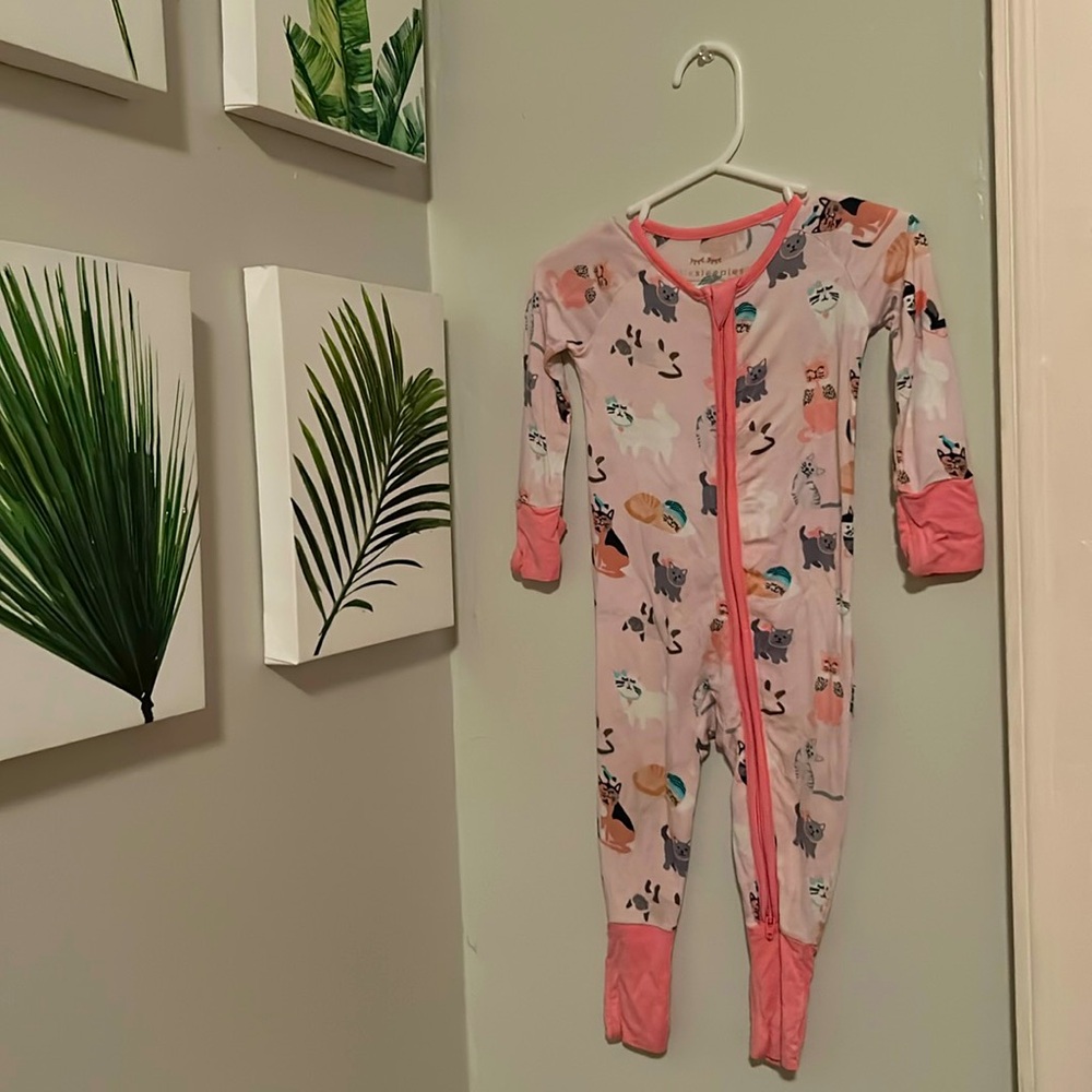 Little Sleepies Pink Cool Cats Zippy